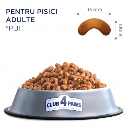 Hrana uscata completa Club 4 Paws Premium pentru pisici - Pui, 14 kg [1]