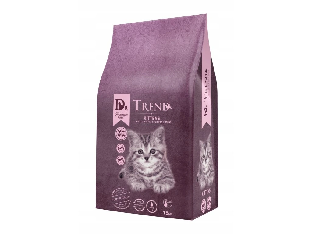 Hrană Uscata - Hrana uscata completa Dr.Trend Premium pentru pisoi, 15 kg