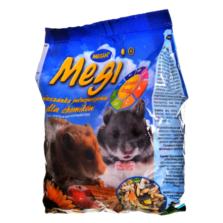 Rozătoare - Megan Megi Hrana completa pentru hamster, 500 g