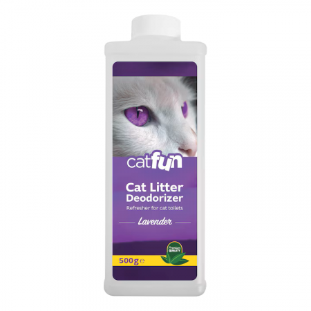 Neutralizator - Neutralizator mirosuri litiera Catfun Deodorizer Lavanda, 0.5kg