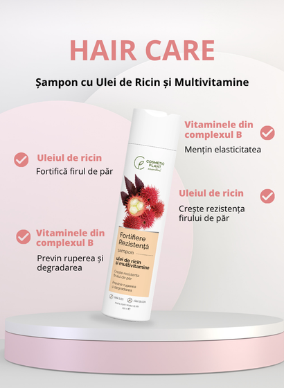Șampon cu ulei de ricin