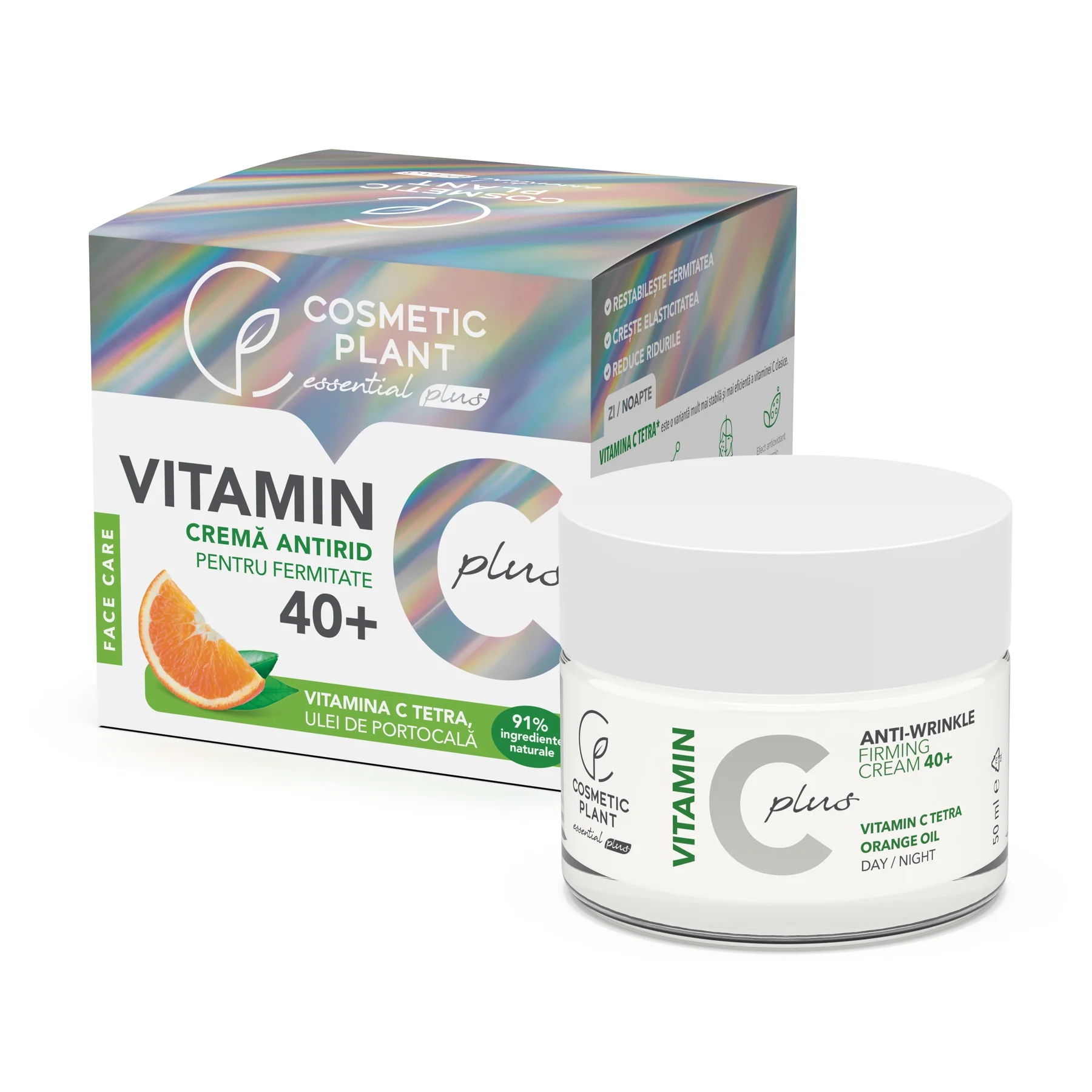 Cremă antirid pentru fermitate 40+ Vitamin C Plus [1]