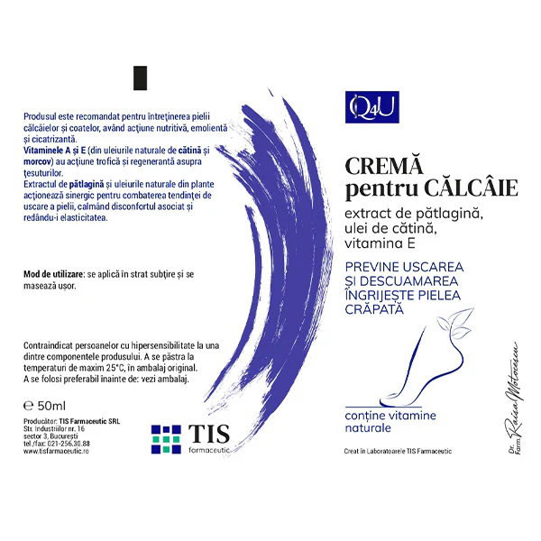 Cremă pentru Călcâie Q4U [2]