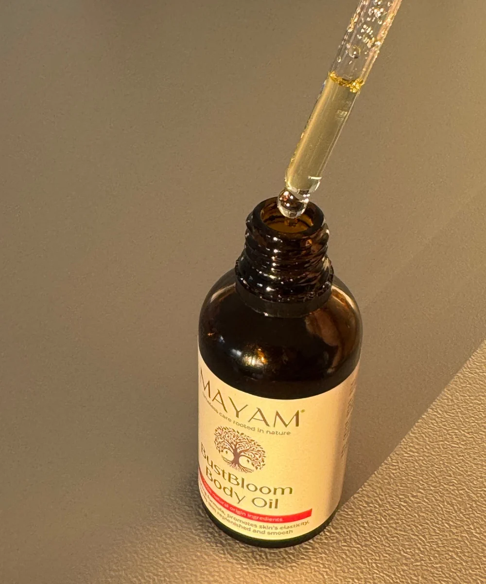 Ulei natural fermitate bust și decolteu - MAYAM, BustBloom Body Oil [3]