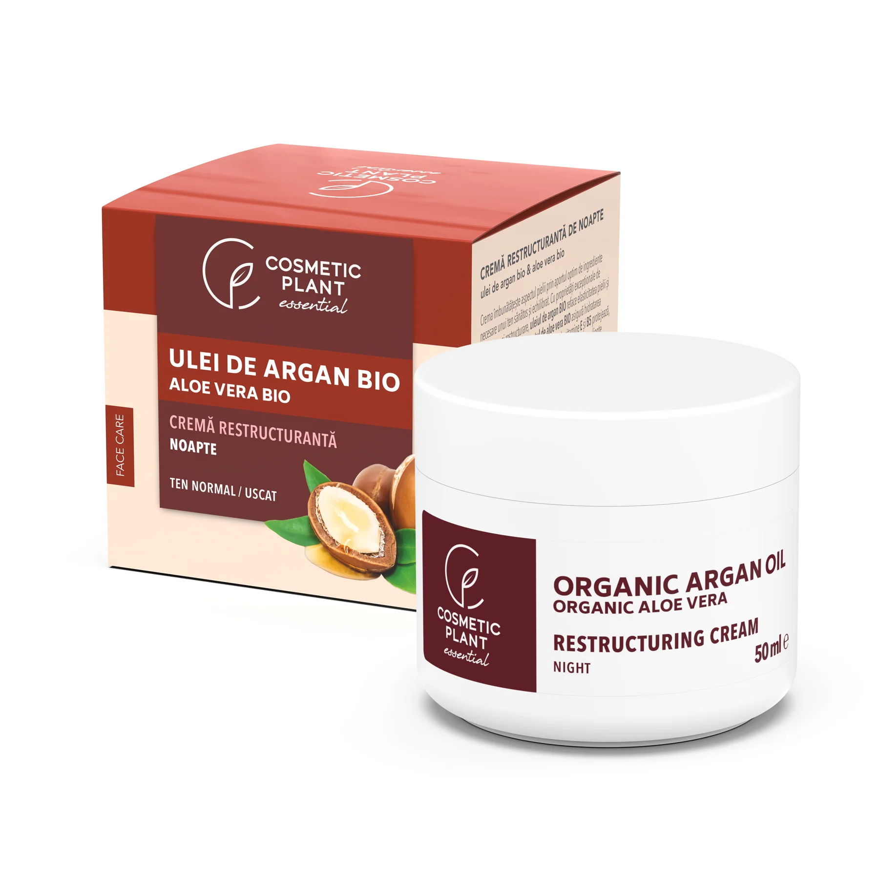 Pentru Tenul Tău - Cremă restructurantă de noapte Argan