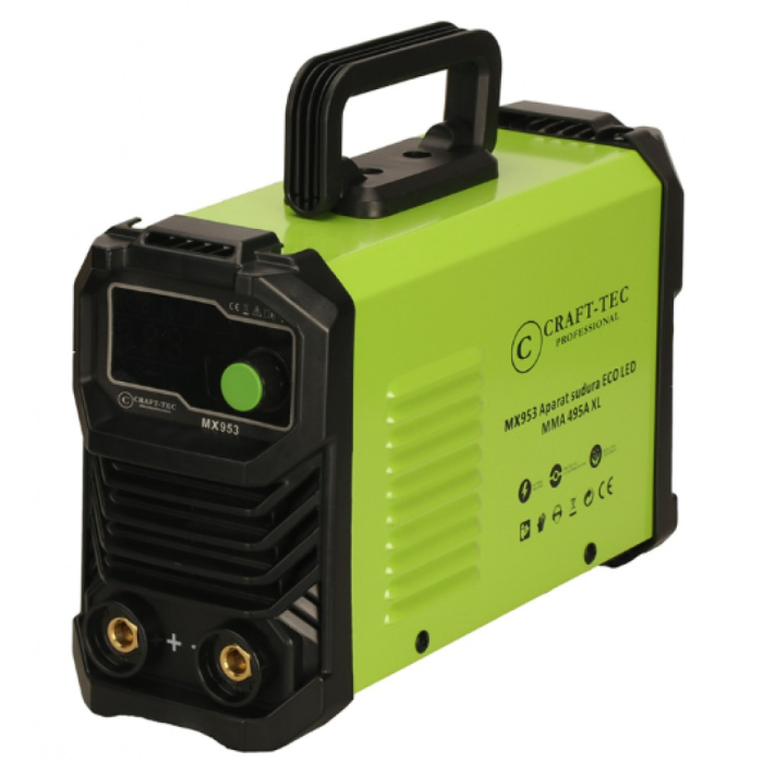 Aparat sudura CRAFT-TEC ECO LED MMA 495A XL, cablu 3m MX953 [4]
