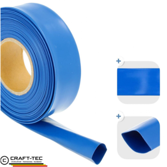 Furtun apa refulare flat PVC 3'' 50 m albastru MX391 [2]