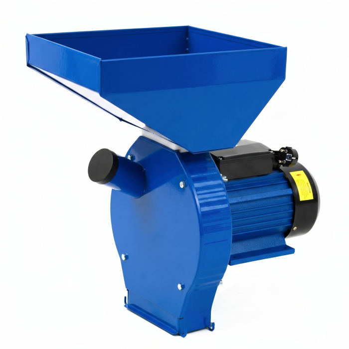 Moara electrica Weissner, 3.9 kw 3000 rpm motor 100% cupru, 300 kg/ora, cuva mare, 20 de ciocanele pentru cereale si stiuleti [3]