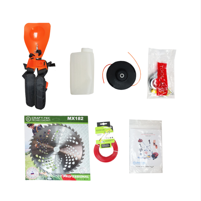 Motocoasa benzina Craft-Tec 9500 Ultra, 8 accesorii, 6 CP, 4.5kW,2 timpi MX356 [3]