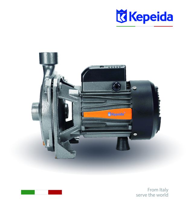 Pompă de apă de suprafață KEPEIDA CPM-158K, 750 W, debit max 110 Litri/minut, înălțime maximă 30 metri, bobinaj 100% cupru, tehnologie și design italian [3]
