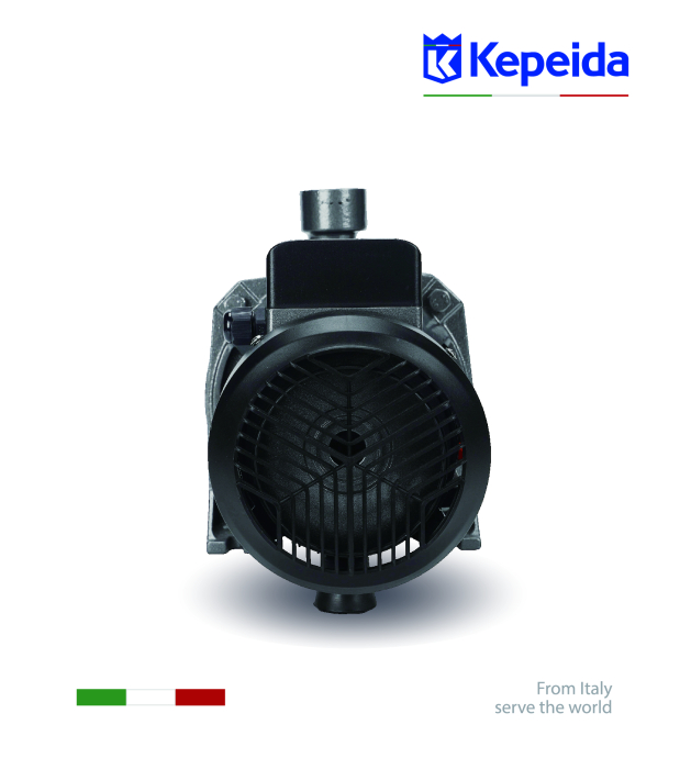 Pompă de apă de suprafață KEPEIDA CPM-158K, 750 W, debit max 110 Litri/minut, înălțime maximă 30 metri, bobinaj 100% cupru, tehnologie și design italian [4]
