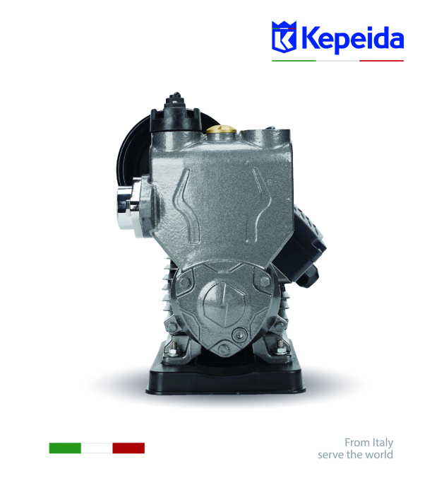 Pompă de apă de suprafață KEPEIDA PM80-800Z, 800 W, debit max 60 Litri/minut, înălțime maximă 45 metri, bobinaj 100% cupru, tehnologie și design italian [2]