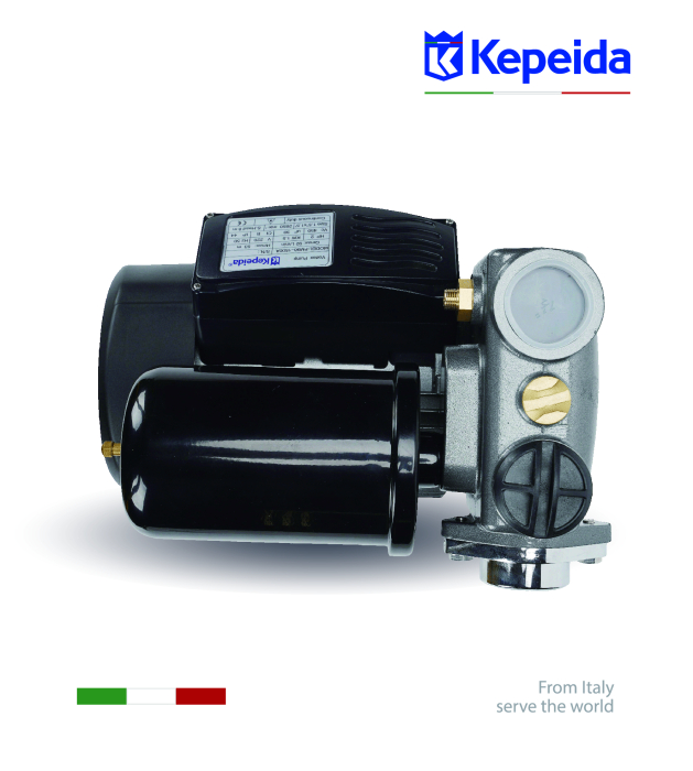 Pompă de apă de suprafață KEPEIDA PM90-1500Z, 1500 W, debit max 110 Litri/minut, înălțime maximă 60 metri, bobinaj 100% cupru, tehnologie și design italian [5]