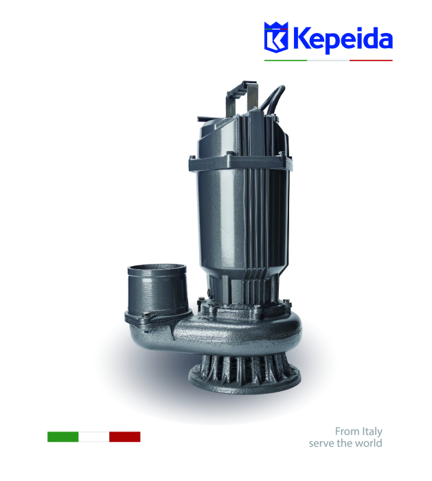 Pompă submersibilă apă curată KEPEIDA QDX50-7-1.5DF, 1.5 Kw, debit 66000 Litri/oră, Înălțime maximă de refulare 11 metri, bobinaj 100% cupru, tehnologie și design italian [3]