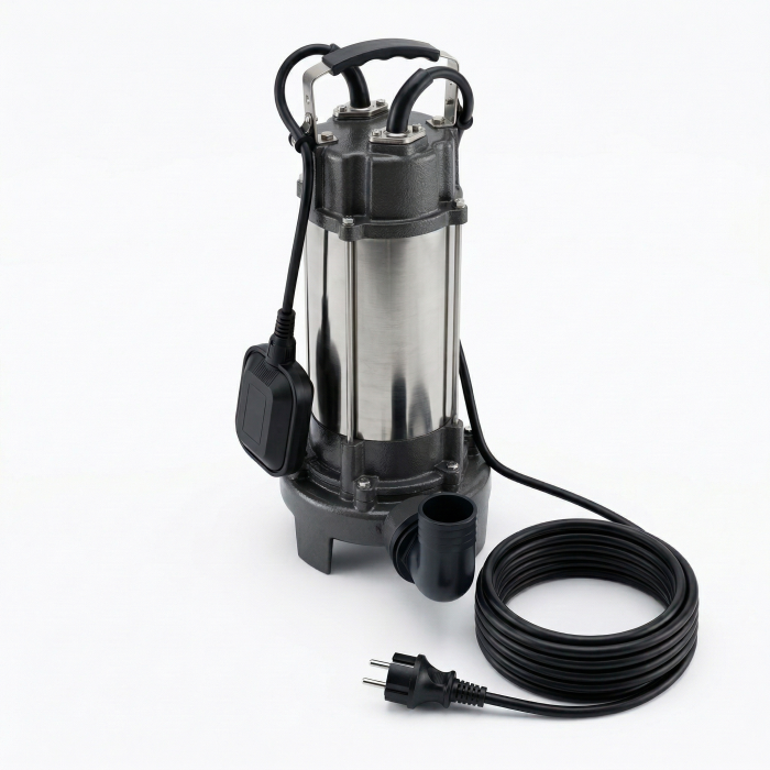 Pompa submersibila apa curata KEPEIDA V1100D-F, 1.1 kW, debit max 330 Litri/minut, inaltime maxima 11 metri, bobinaj 100% cupru, tehnologie si design italian [2]