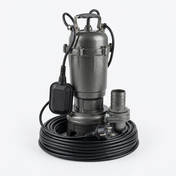 Pompa submersibila apa curata KEPEIDA WQD-750BF, 0.75 kW, debit max 400 Litri/minut, inaltime maxima 14 metri, bobinaj 100% cupru, tehnologie si design italian [2]