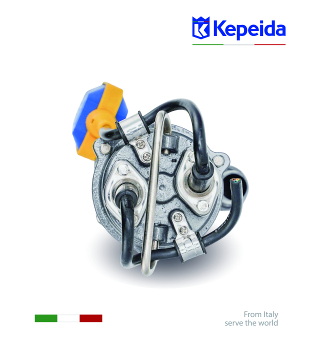 Pompă submersibilă pentru apă murdară KEPEIDA V370A-F, 370W, debit maxim 80Litri/minut, înălțime maximă de refulare 9 metri, bobinaj 100% cupru, tehnologie și design italian [5]