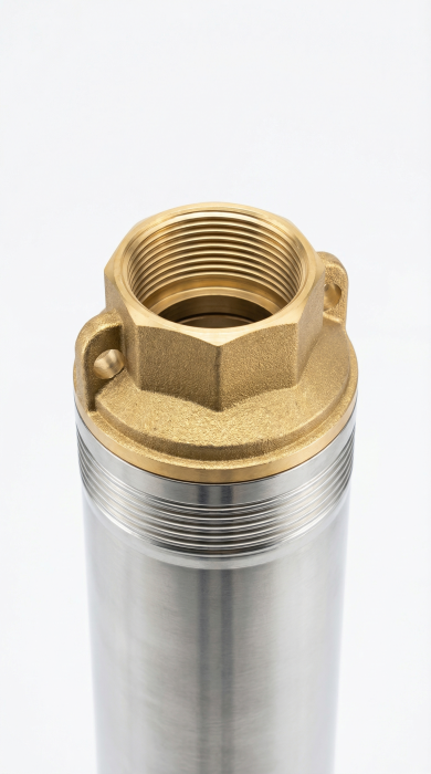 Pompa submersibila pentru put adanc KEPEIDA 3SPM227-0.75, 0,75 kW, otel inoxidabil, debit maxim 3.8 mc/ora, inalțime maxima de refulare 114 metri, bobinaj 100% cupru, tehnologie si design italian [3]