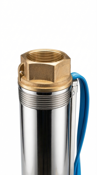 Pompa submersibila pentru put adanc KEPEIDA 3SPM420-0.92, 0.92 kW, otel inoxidabil, debit maxim 5.4 mc/ora, inalțime maxima de refulare 82 metri, bobinaj 100% cupru, tehnologie si design italian [2]
