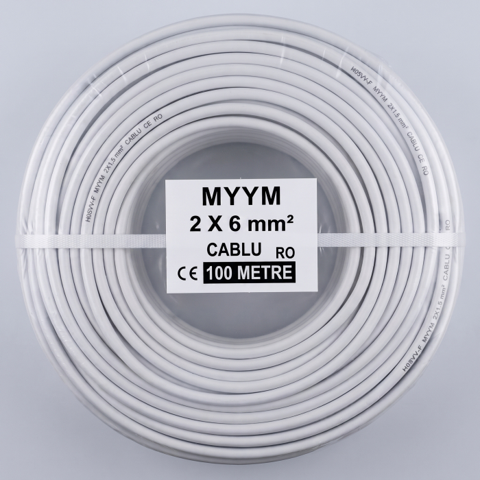 Rola Cablu flexibil Curent 100m 2x6 MYYM 300/500V [3]
