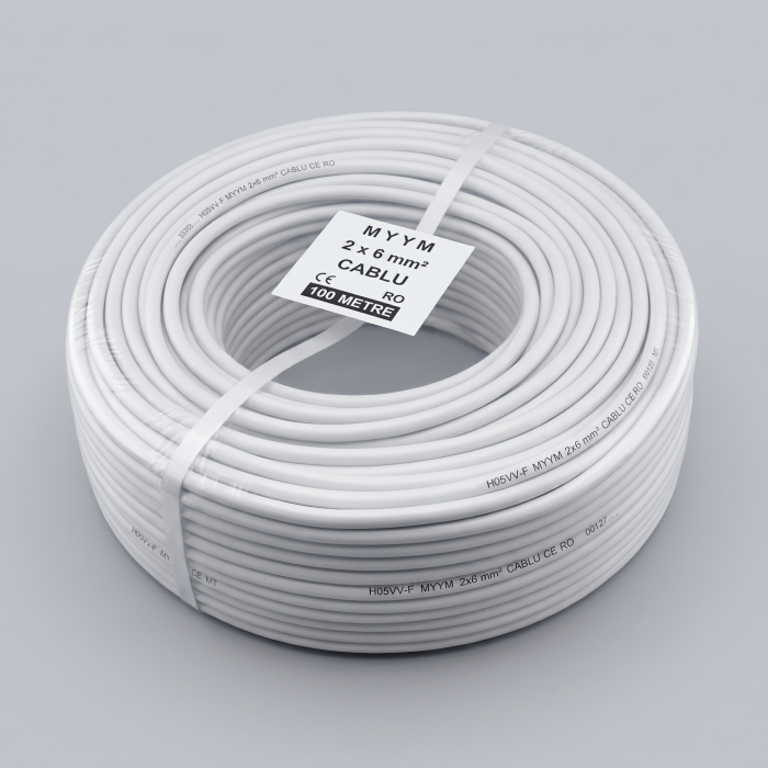 Rola Cablu flexibil Curent 100m 2x6 MYYM 300/500V [2]