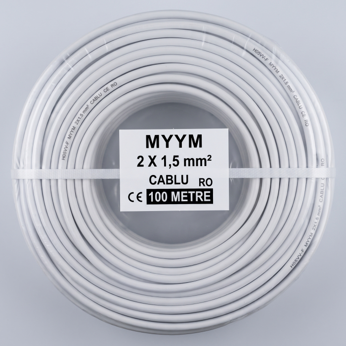 Rola Cablu flexibil Curent 100m 2x1.5 MYYM 300/500V [2]
