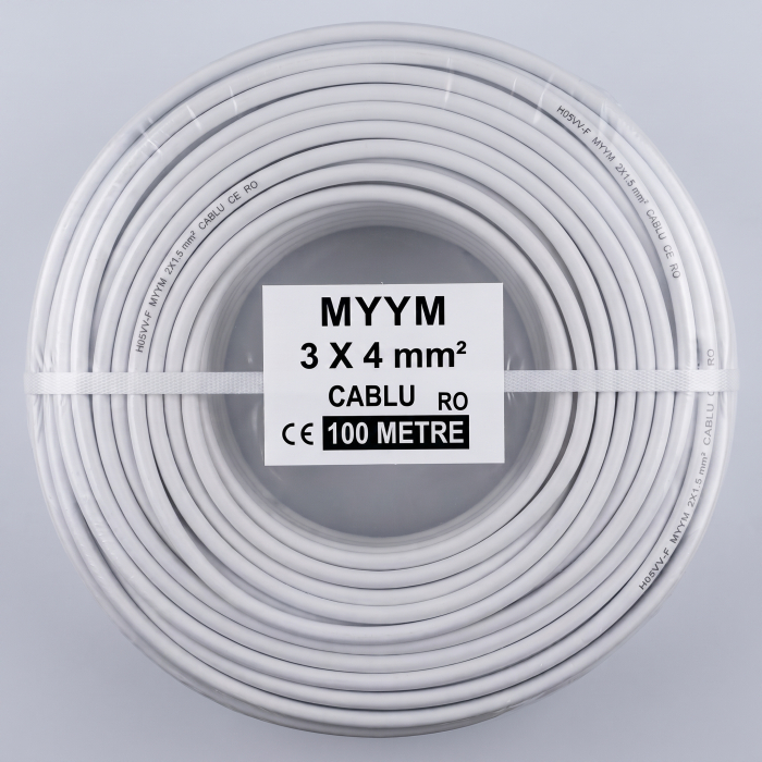 Rola Cablu flexibil Curent 100m 3x4 MYYM 300/500V [3]