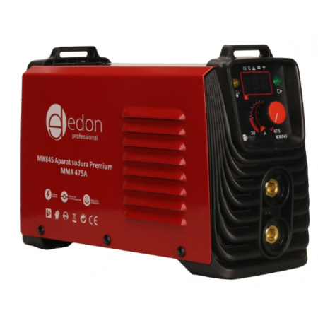 Aparat sudura EDON PREMIUM MMA 475A, afisaj electronic, cablu 3m, valiza transport MX845 [1]