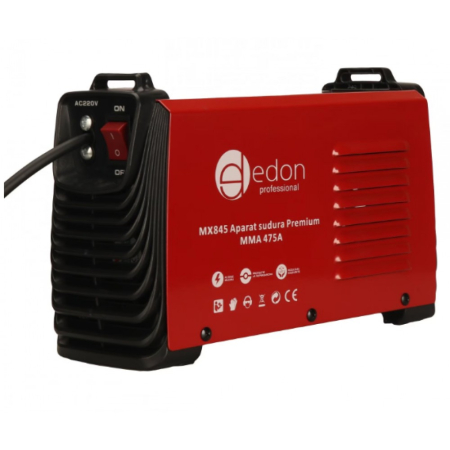 Aparat sudura EDON PREMIUM MMA 475A, afisaj electronic, cablu 3m, valiza transport MX845 [2]