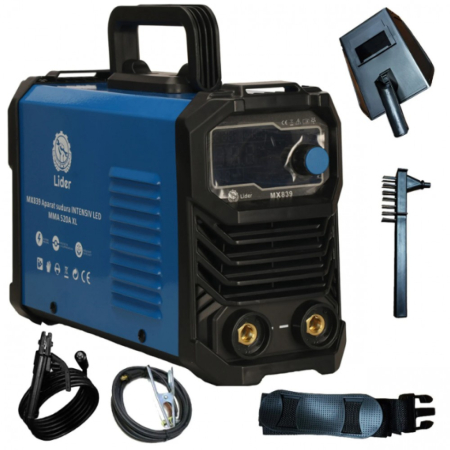 SCULE - Aparat sudura LIDER INTENSIV LED MMA 520A XL, cablu 3 m, MX839