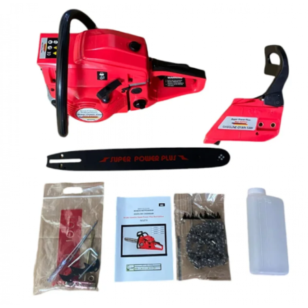 Drujba benzina Super Power Plus Red Edition , lama +lant 38CM 15'' 1.5CM 64D MX579 [3]