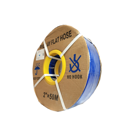 Furtun apa refulare flat PVC 2" 50 m albastru MX390 [6]