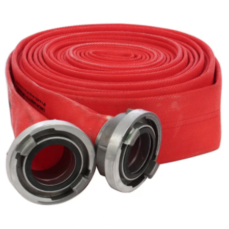POMPE APA - Furtun pompier 2" 20M 8 BARI, ROSU, CU CUPLE, PREMIUM, LIDER MX956