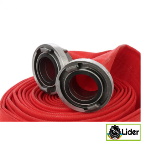 Furtun pompier 2" 20M 8 BARI, ROSU, CU CUPLE, PREMIUM, LIDER MX956 [1]