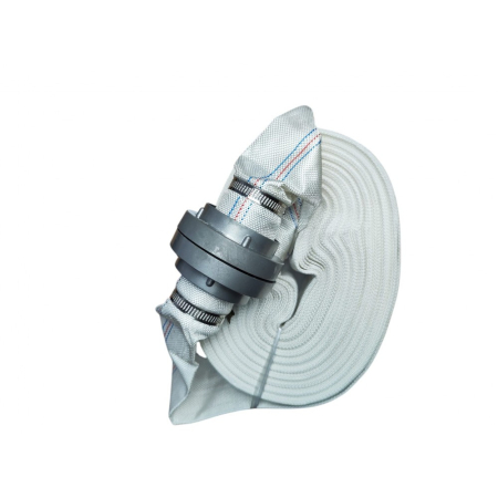 Furtun pompier 2'' 30M 8 BARI, ALB, CU CUPLE, ambalat la cutie, Aqua-Craft MX1218 [2]