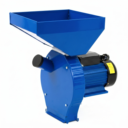 Moara electrica Weissner, 3.9 kw 3000 rpm motor 100% cupru, 300 kg/ora, cuva mare, 20 de ciocanele pentru cereale si stiuleti [2]