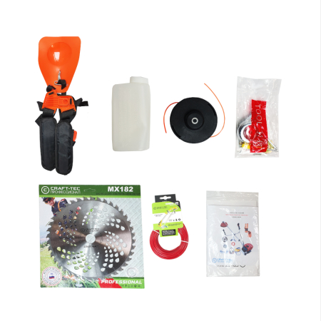 Motocoasa benzina Craft-Tec 9500 Ultra, 8 accesorii, 6 CP, 4.5kW,2 timpi MX356 [2]