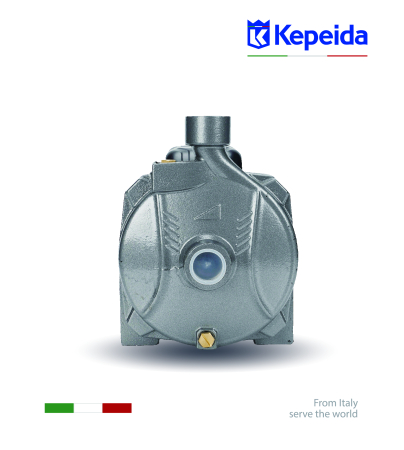 Pompă de apă de suprafață KEPEIDA CPM-158K, 750 W, debit max 110 Litri/minut, înălțime maximă 30 metri, bobinaj 100% cupru, tehnologie și design italian [1]