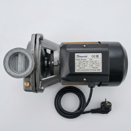 Pompa de apa de suprafata KEPEIDA MHF5AM, 1.5 kW, debit max 500 Litri/minut, inaltime maxima 22.5 metri, bobinaj 100% cupru, tehnologie si design italian [1]