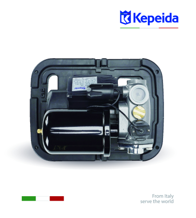 Pompă de apă de suprafață KEPEIDA PM70-600ZKR, 600 W, debit max 50 Litri/minut, înălțime maximă 40 metri, bobinaj 100% cupru, tehnologie și design italian [4]