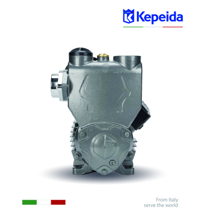 Pompă de apă de suprafață KEPEIDA PM90-1500Z, 1500 W, debit max 110 Litri/minut, înălțime maximă 60 metri, bobinaj 100% cupru, tehnologie și design italian [1]
