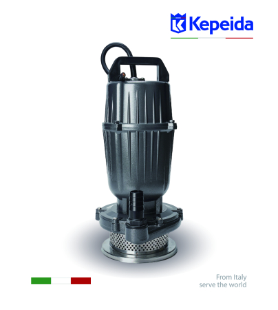 Pompă submersibilă apă curată KEPEIDA QDX15-18-1.5D, 1.5 Kw, debit maxim 38000 Litri/oră, Înălțime maximă de refulare 20 metri, bobinaj 100% cupru, tehnologie și design italian [1]