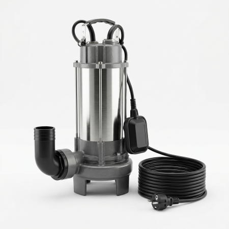POMPE APA - Pompa submersibila apa curata KEPEIDA V1500D-F, 1.5 kW, debit max 410 Litri/minut, inaltime maxima 14 metri, bobinaj 100% cupru, tehnologie si design italian