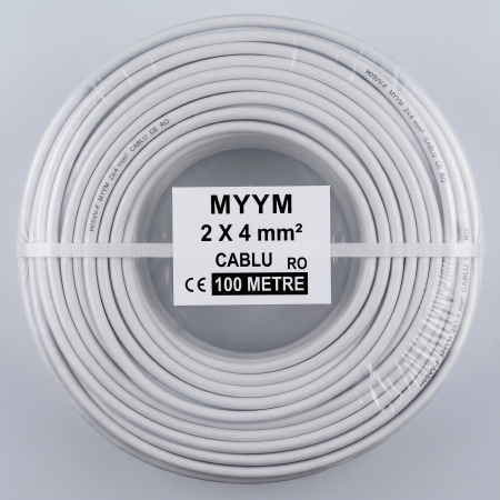 Rola Cablu flexibil Curent 100m 2x4 MYYM 300/500V [1]