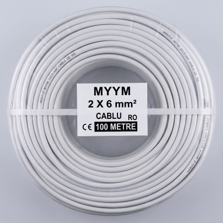 Rola Cablu flexibil Curent 100m 2x6 MYYM 300/500V [2]