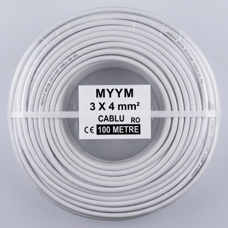 Rola Cablu flexibil Curent 100m 3x4 MYYM 300/500V [2]