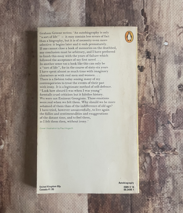 Graham Greene - A sort of life [2]