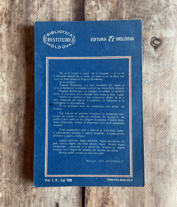 Mareșal Ion Antonescu - Românii. Originea, trecutul, sacrificiile și drepturile lor [2]