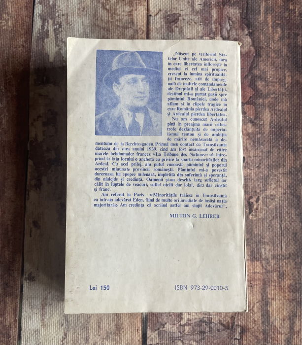 Milton G. Lehrer - Ardealul pământ românesc. Problema Ardealulului văzută de un american. [2]