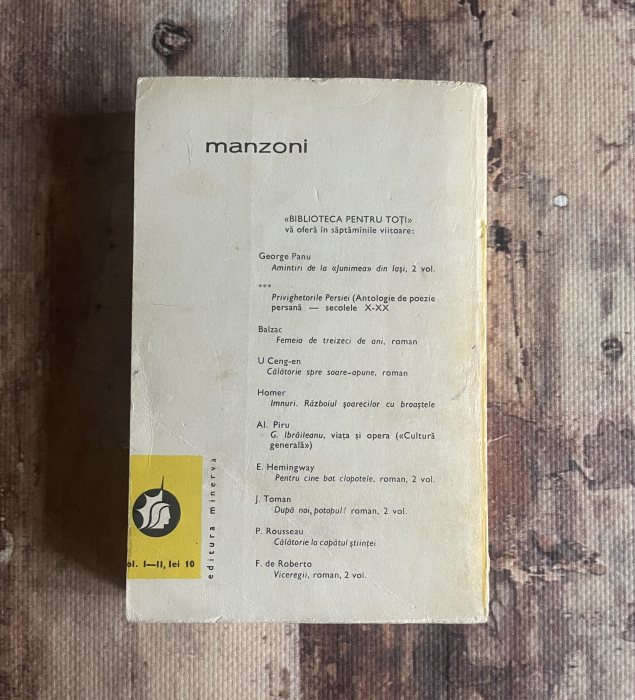 Alessandro Manzoni - Logodnicii. Vol II. [2]